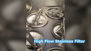 Stainless Steel Multi Bag Filter Housing High Flow